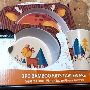 Bamboo Kids 3 piece Tableware
